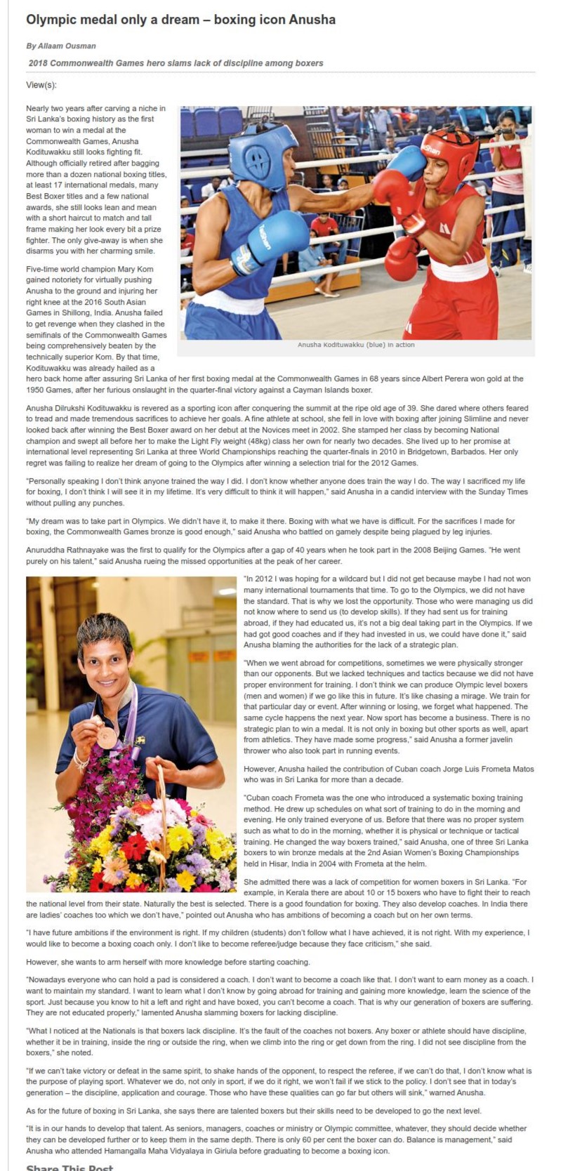 Newspaper article